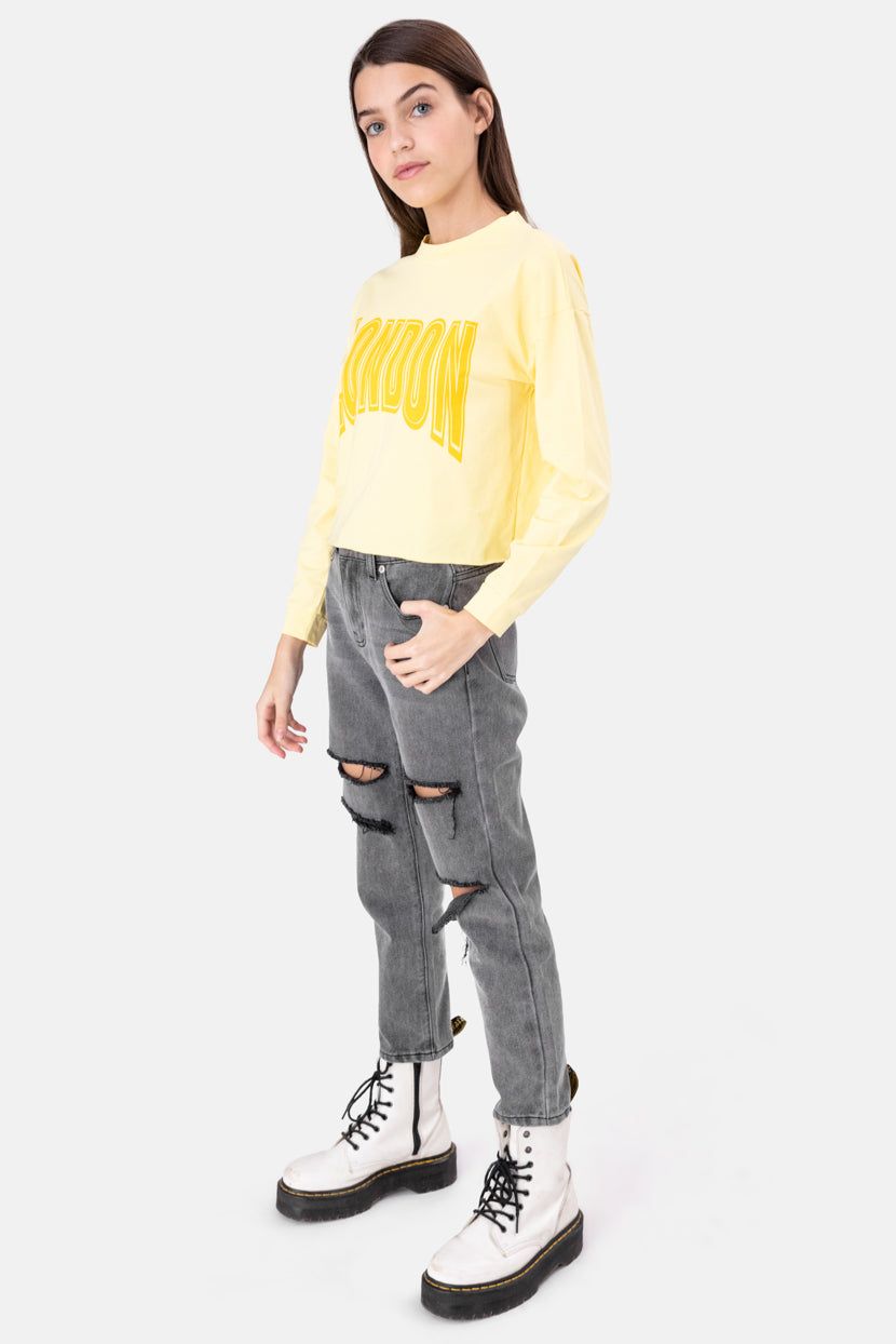 טי-שירט LONDON שרוול ארוך sold by Adika product image thumbnail 2