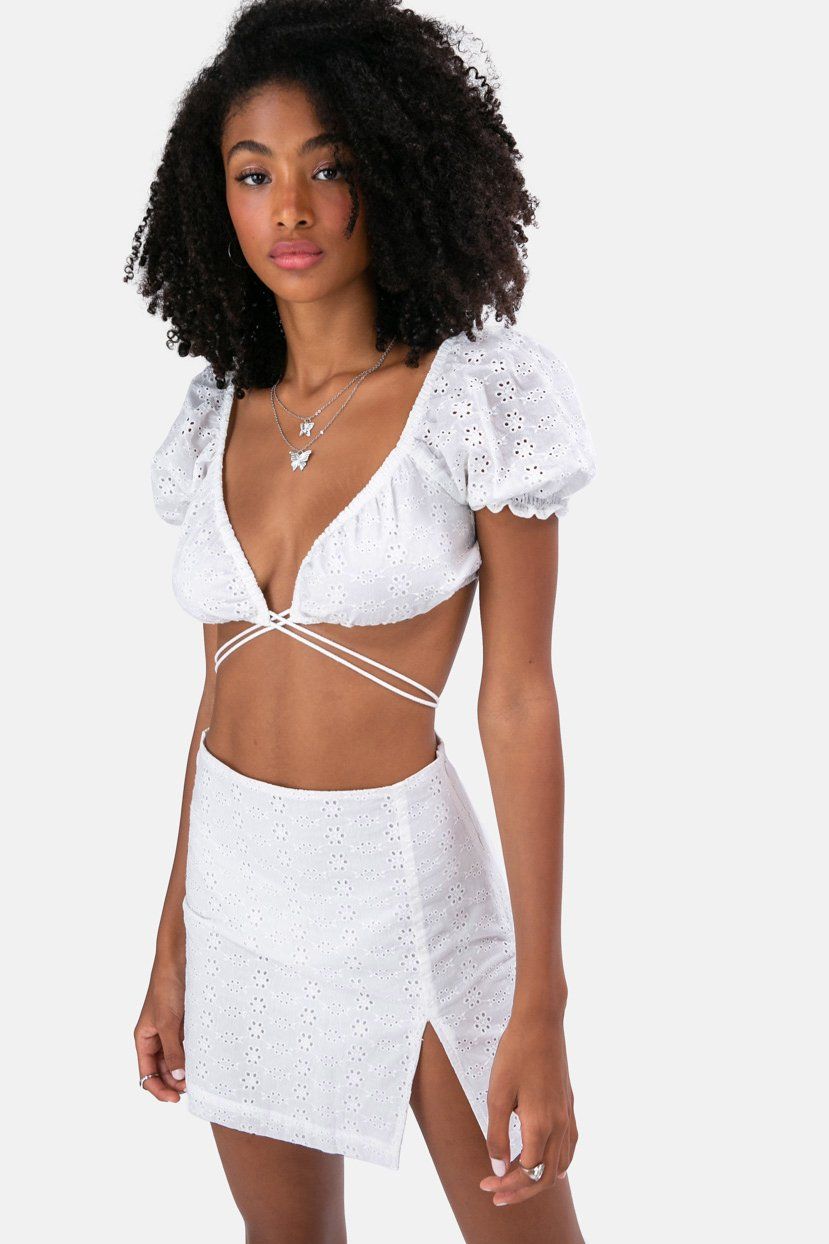 טופ תחרה וולש שרוכי קשירה sold by Adika product image thumbnail 2