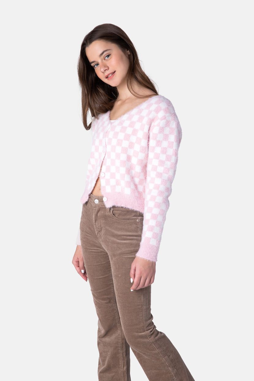 קרדיגן משבצות צ'ק-איט sold by Adika product image thumbnail 2