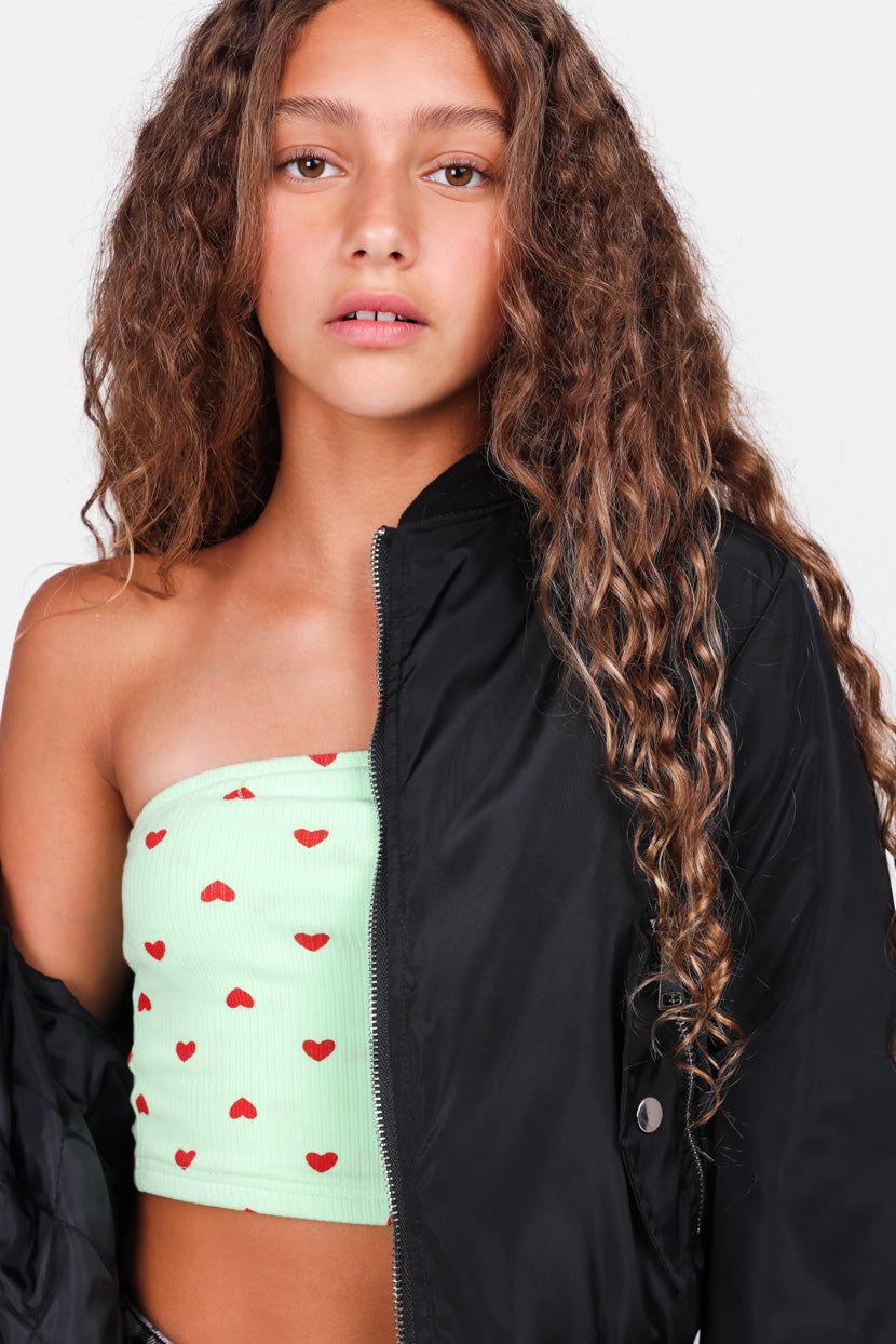 מעיל בומבר לאנה בד ניילון sold by Adika product image thumbnail 2