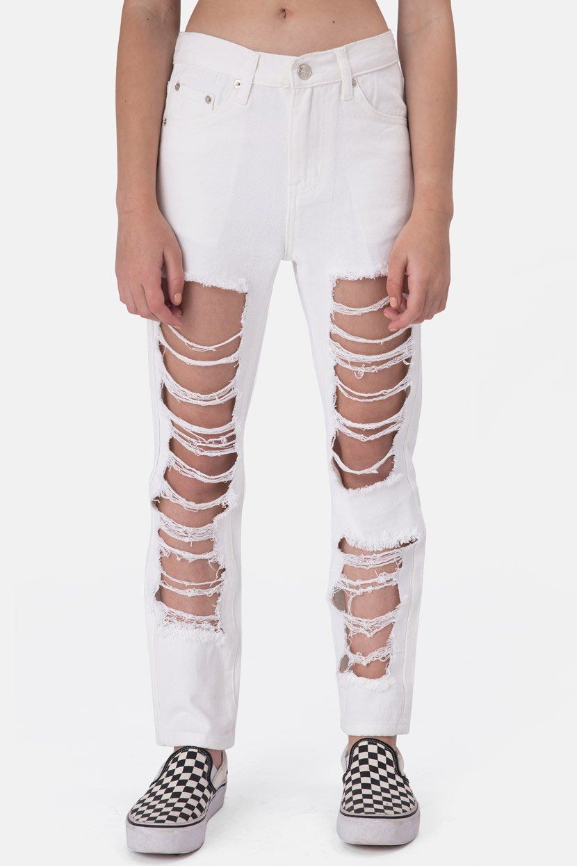 ג'ינס אנסטסיה קרעים הצהרתיים sold by Adika