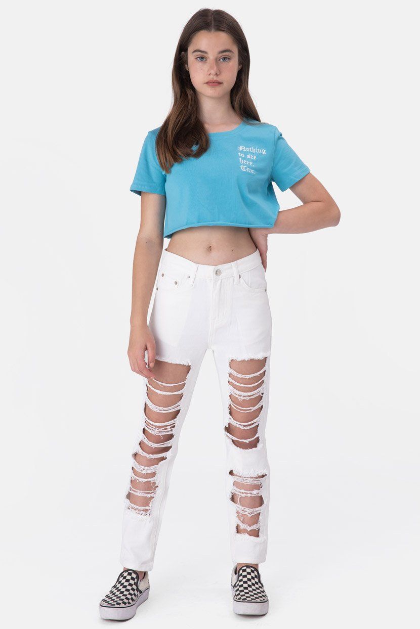 ג'ינס אנסטסיה קרעים הצהרתיים sold by Adika product image thumbnail 2