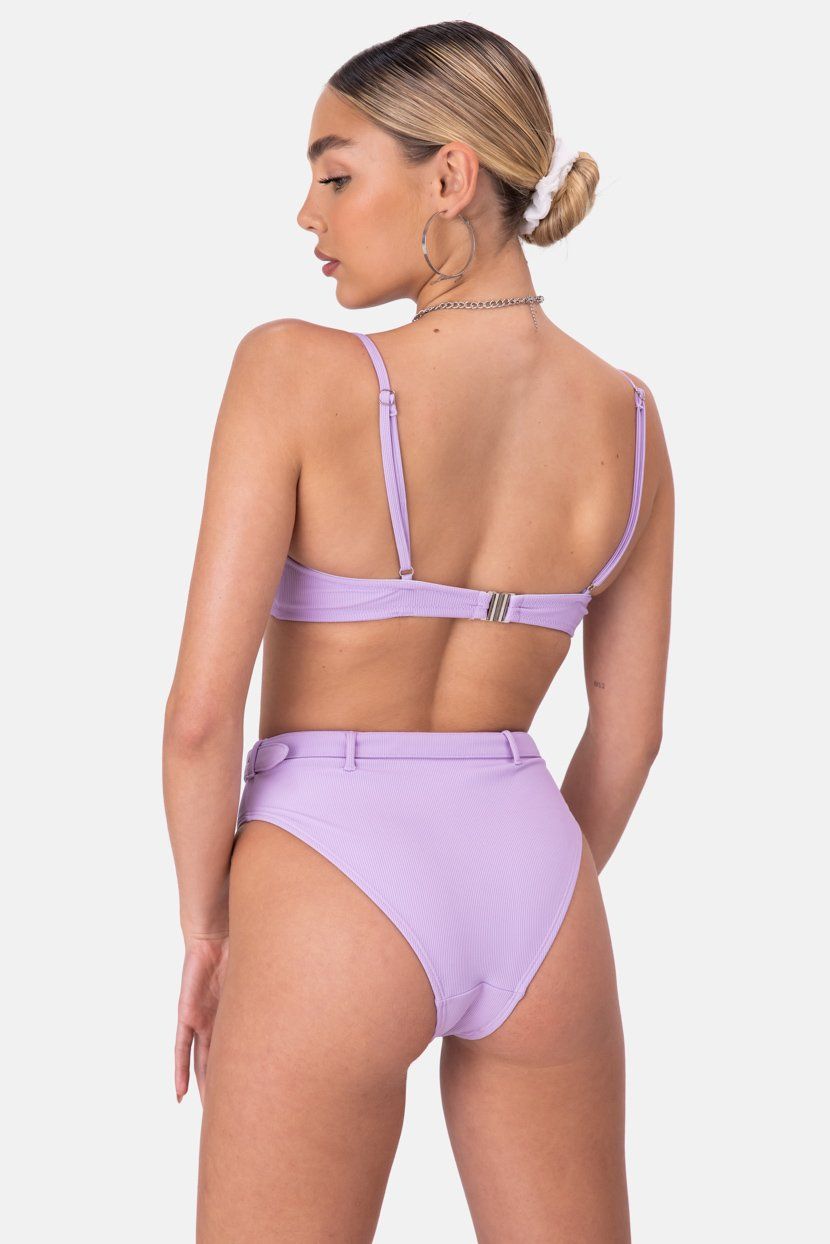 תחתון ביקיני ריב מייבי גזרה גבוהה sold by Adika product image thumbnail 3