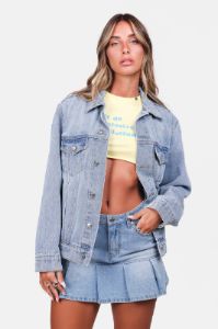 ג'קט דנים Bae Wanna Ride sold by Adika