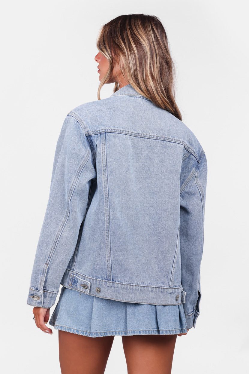 ג'קט דנים Bae Wanna Ride sold by Adika product image thumbnail 5