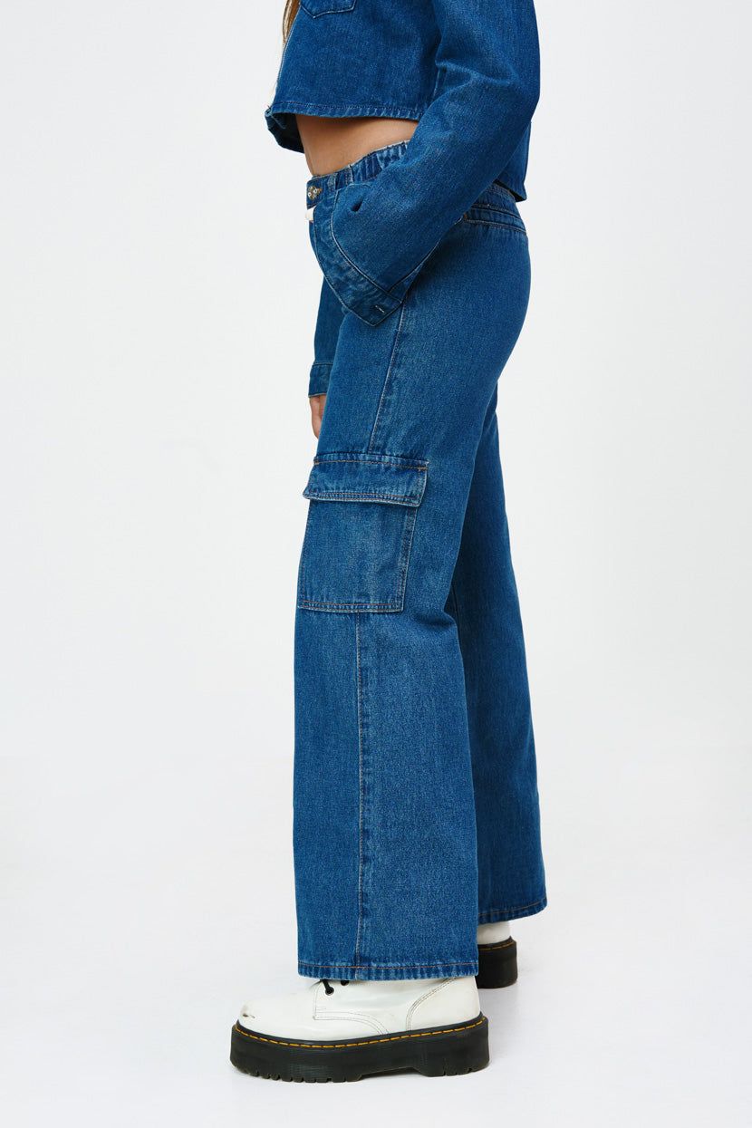 מכנסי ג'ינס בלייק גזרת דגמ"ח sold by Adika product image thumbnail 3