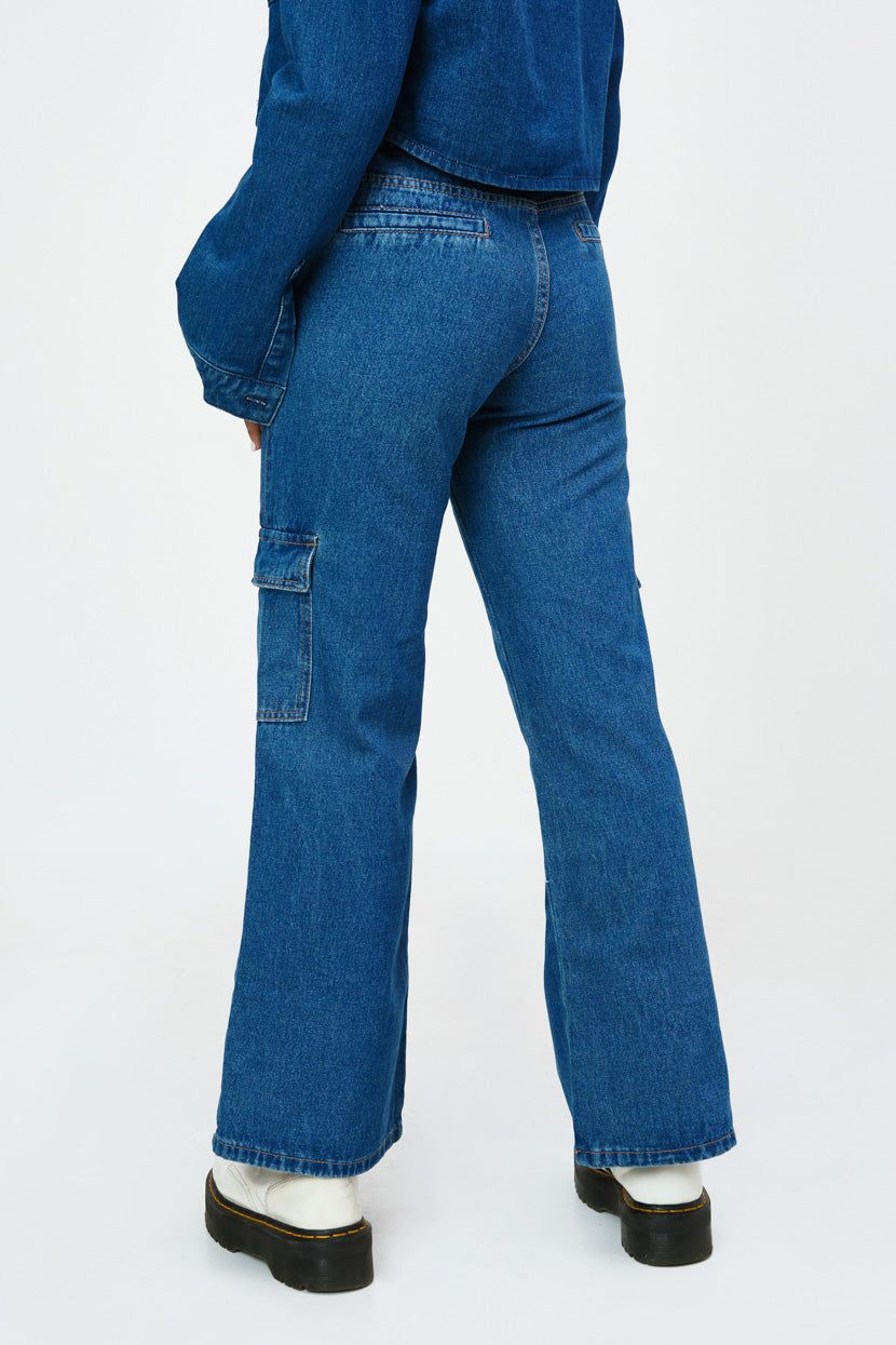 מכנסי ג'ינס בלייק גזרת דגמ"ח sold by Adika product image thumbnail 4