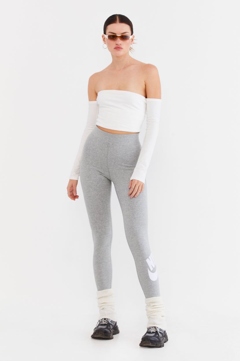 מכנסי טייץ לוגו גזרה גבוהה // NIKE sold by Adika