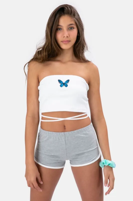 טופ סטרפלס ליבי שרוכי קשירה sold by Adika