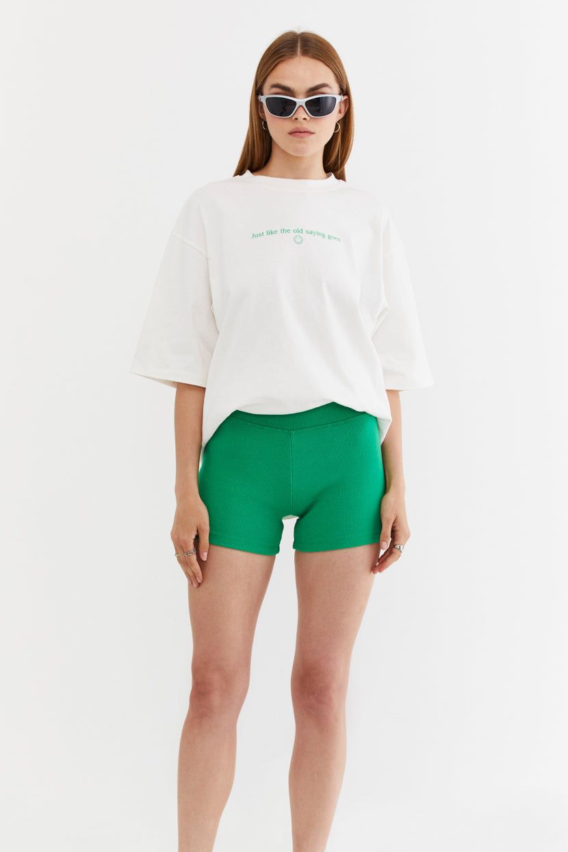 שורטס ריב Be Right Back sold by Adika product image thumbnail 2