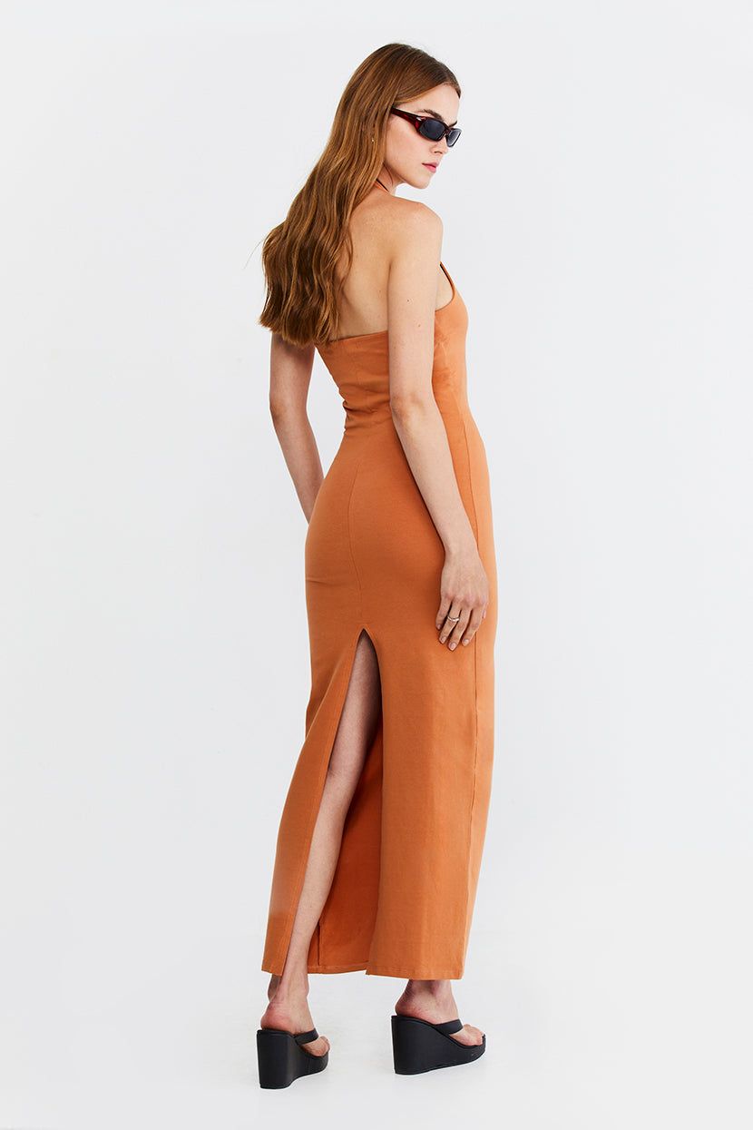 שמלת מקסי Play Along גזרת קולר sold by Adika product image thumbnail 2