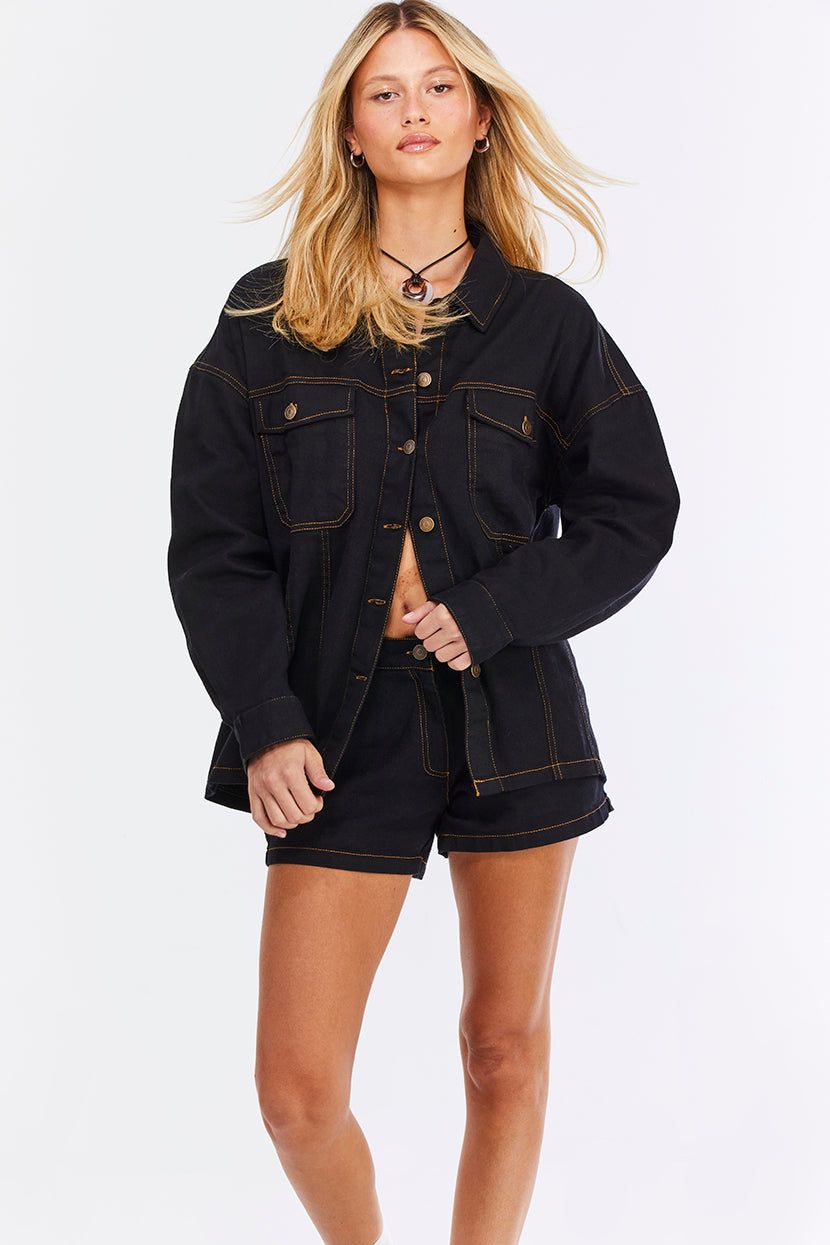 ג'קט Move On Up אוברסייז sold by Adika