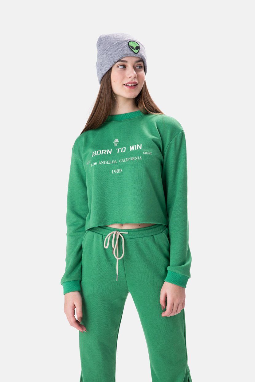 סווטשירט קרופ WIN סיומת גזורה sold by Adika