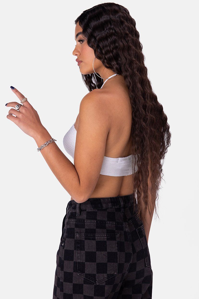 טופ סרוג ברינג גזרת קולר sold by Adika