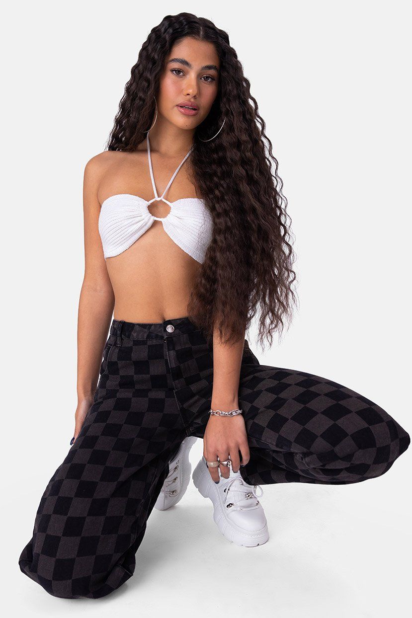 טופ סרוג ברינג גזרת קולר sold by Adika product image thumbnail 2