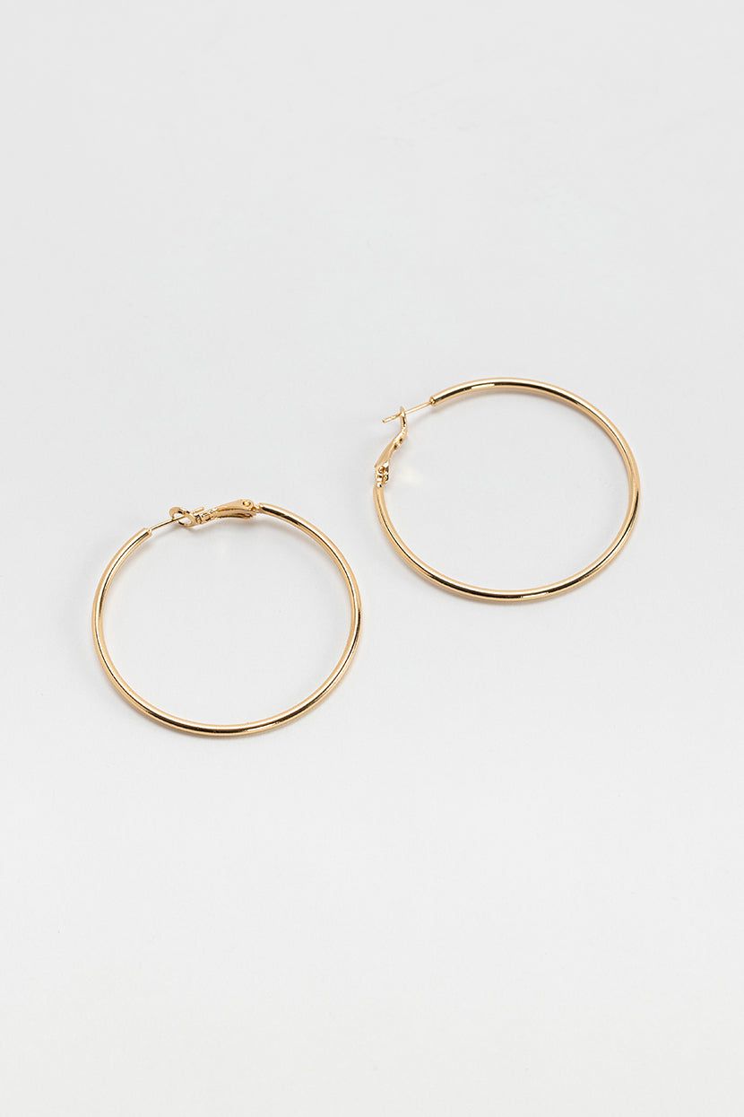 עגילי חישוק גדולים הופ sold by Adika