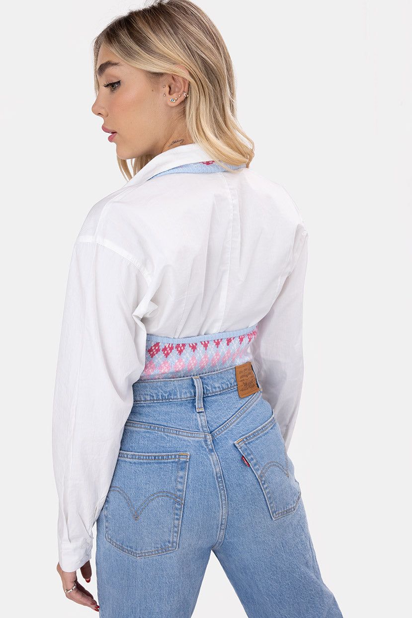 טופ סריג בוז'י גזרת קולר sold by Adika product image thumbnail 4