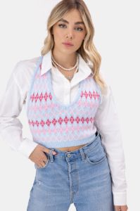 טופ סריג בוז'י גזרת קולר sold by Adika