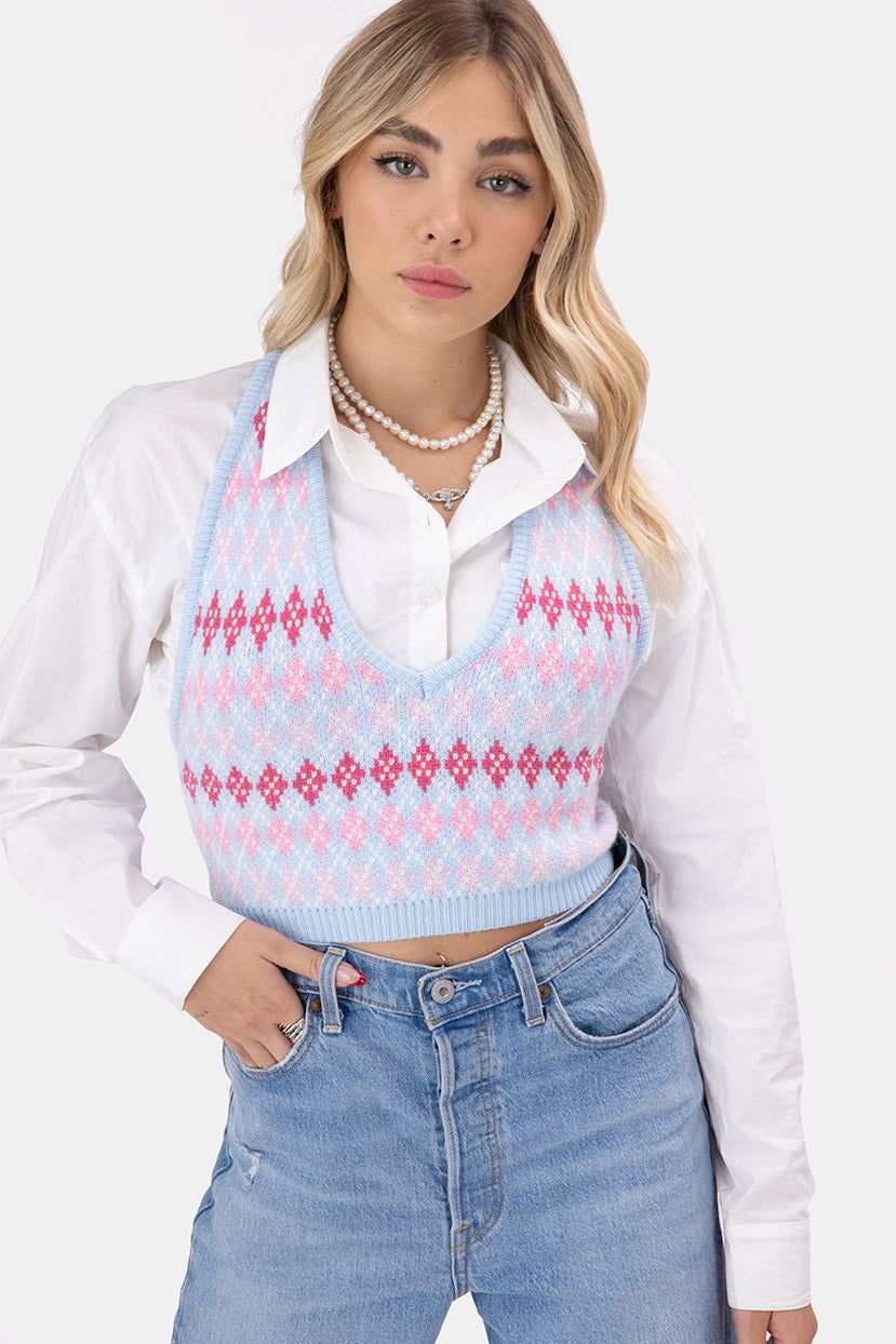 טופ סריג בוז'י גזרת קולר sold by Adika