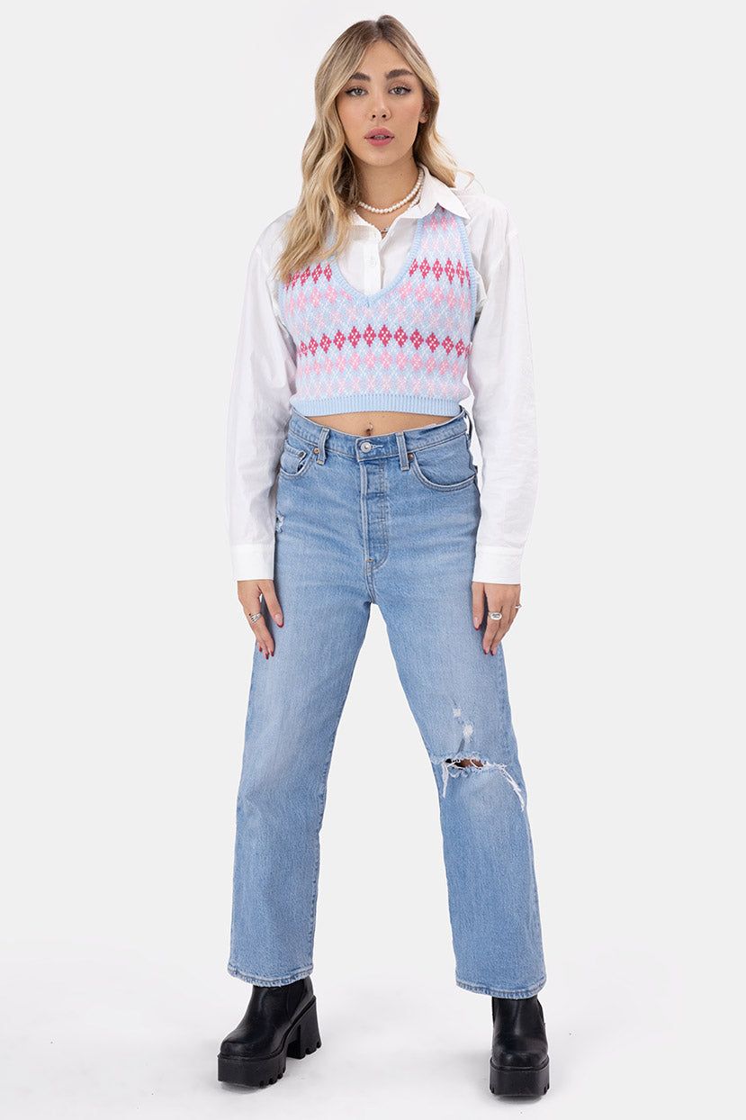 טופ סריג בוז'י גזרת קולר sold by Adika product image thumbnail 2