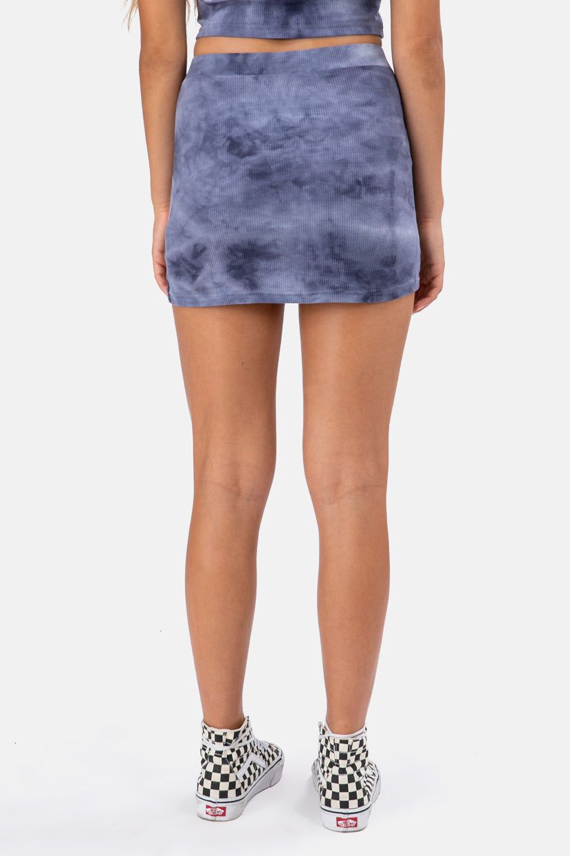 חצאית טאי-דאי אלינה בד ריב sold by Adika product image thumbnail 4