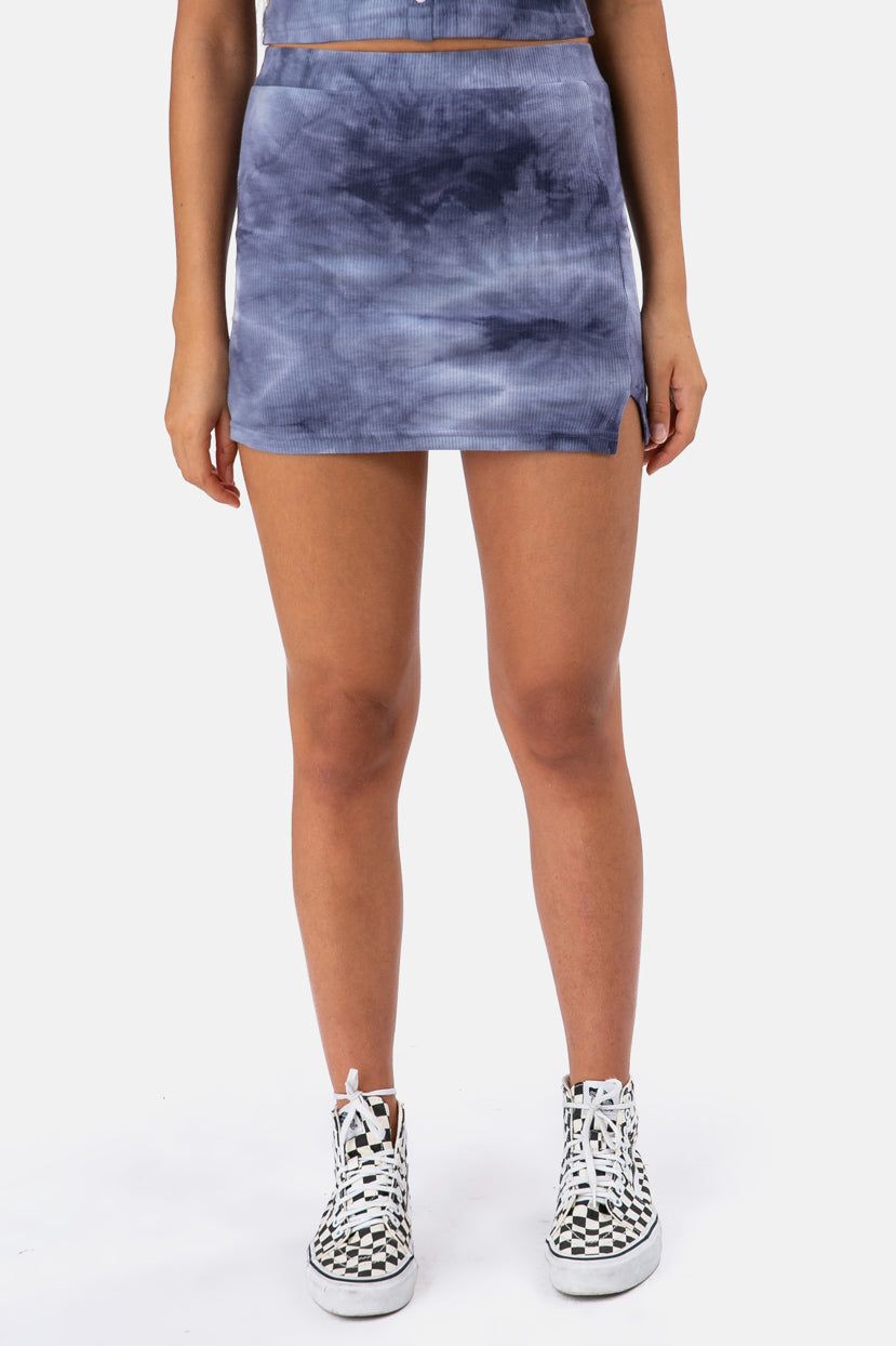 חצאית טאי-דאי אלינה בד ריב sold by Adika product image thumbnail 2