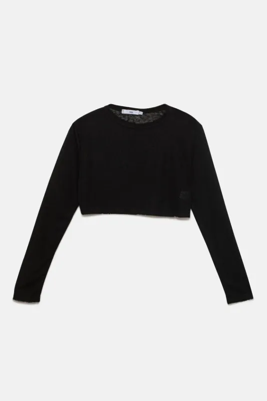 טי-שירט Weekend Vibes חיתוך קרופ sold by Adika