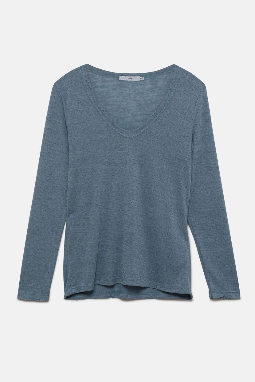 טי-שירט Team Classic צווארון וי sold by Adika