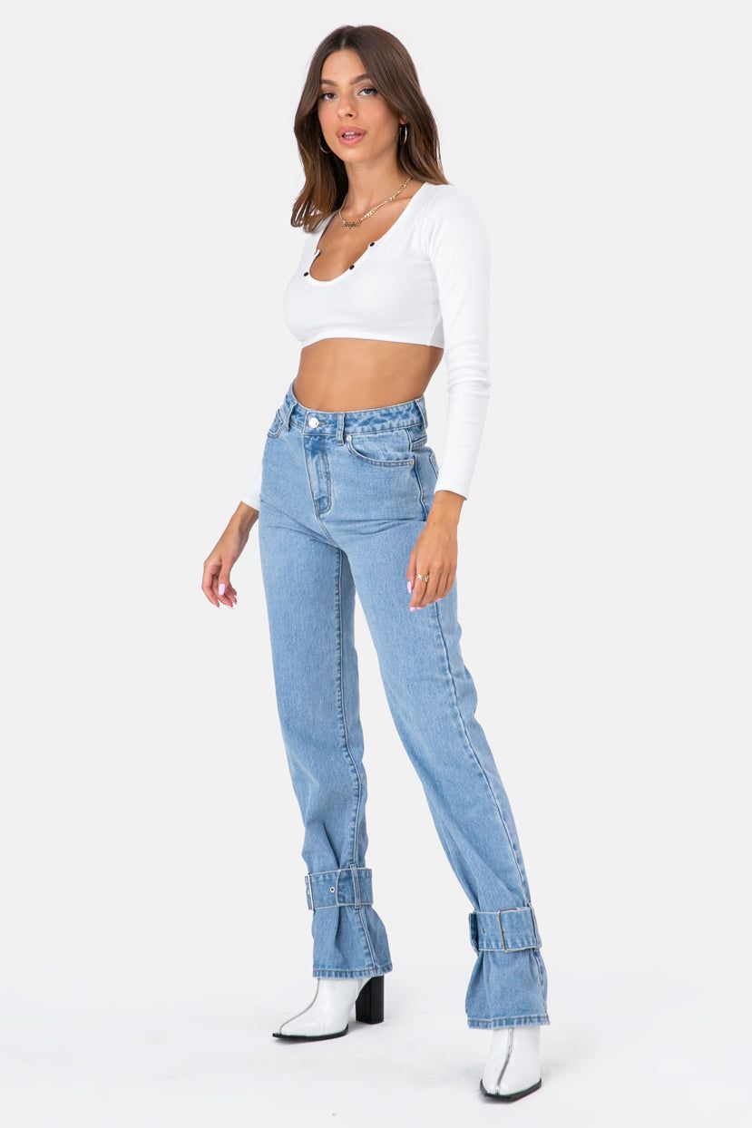 טופ ריב אספו שרוול ארוך sold by Adika product image thumbnail 3