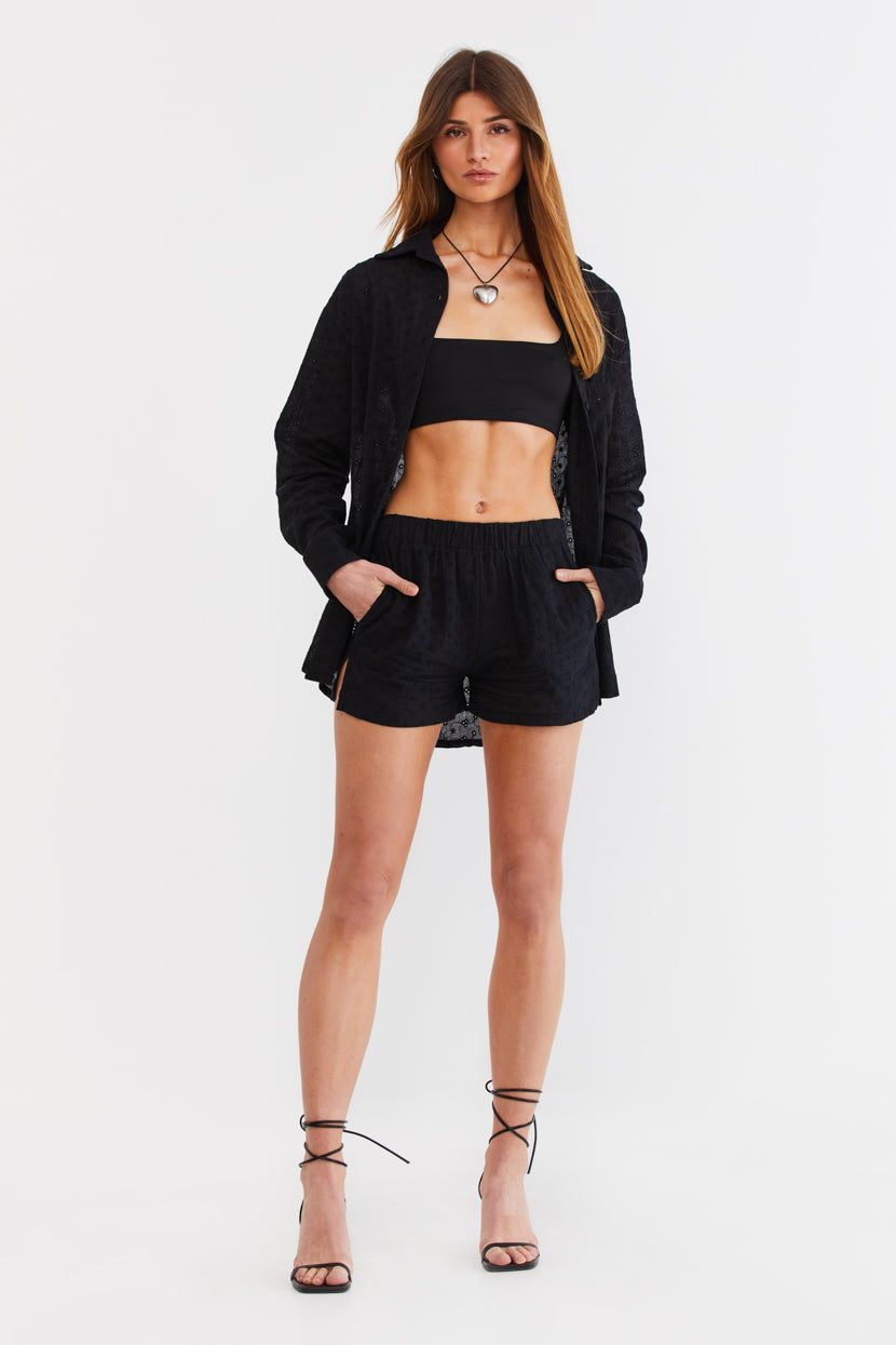 חולצה מכופתרת Beat The Heat עיטורי רקמה sold by Adika