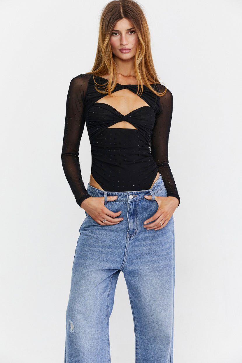 בגד גוף Hall Of Fame אבנים מנצנצות sold by Adika