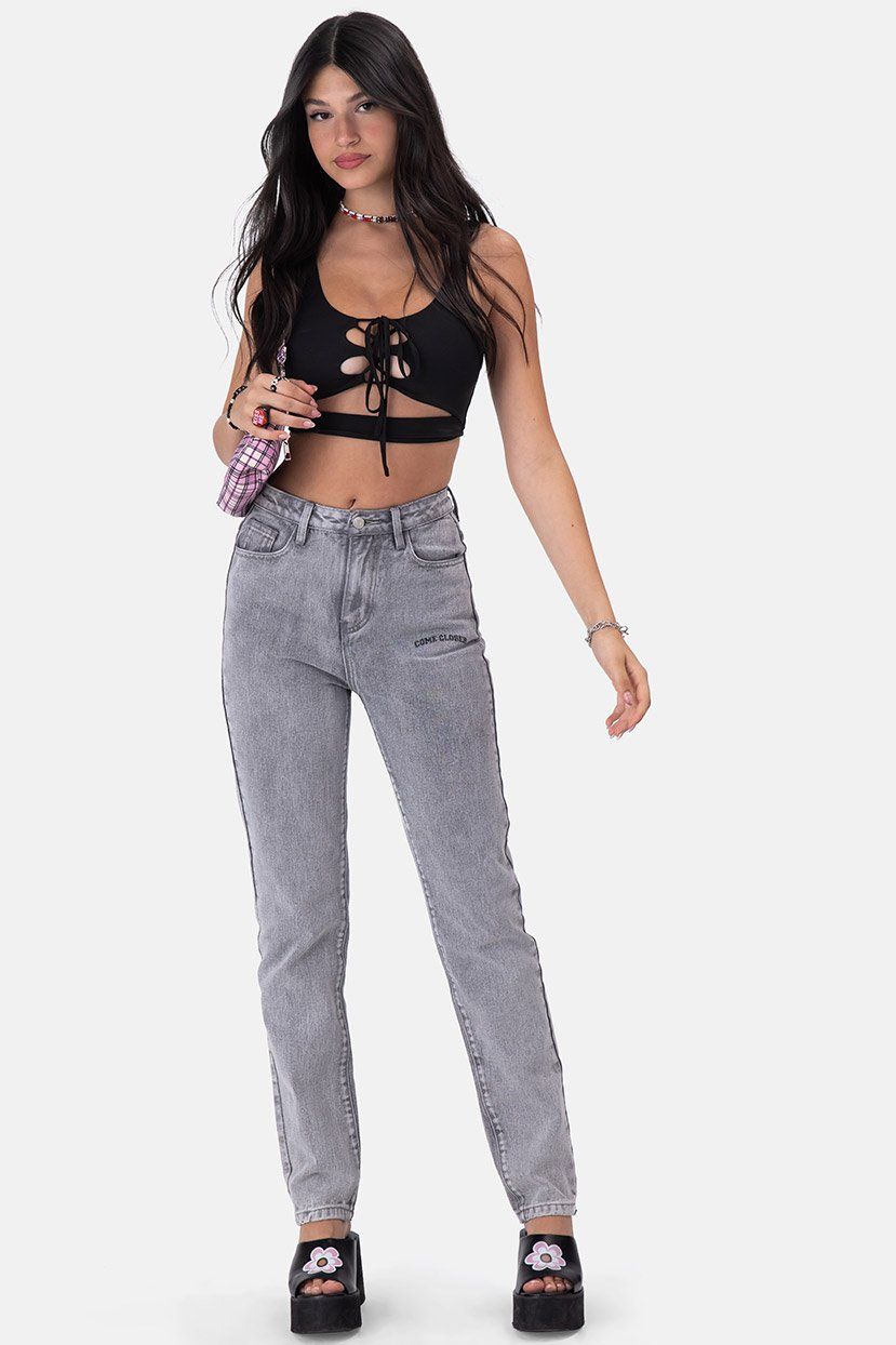 ג'ינס CLOSER בשילוב הדפסים | MOM sold by Adika product image thumbnail 2