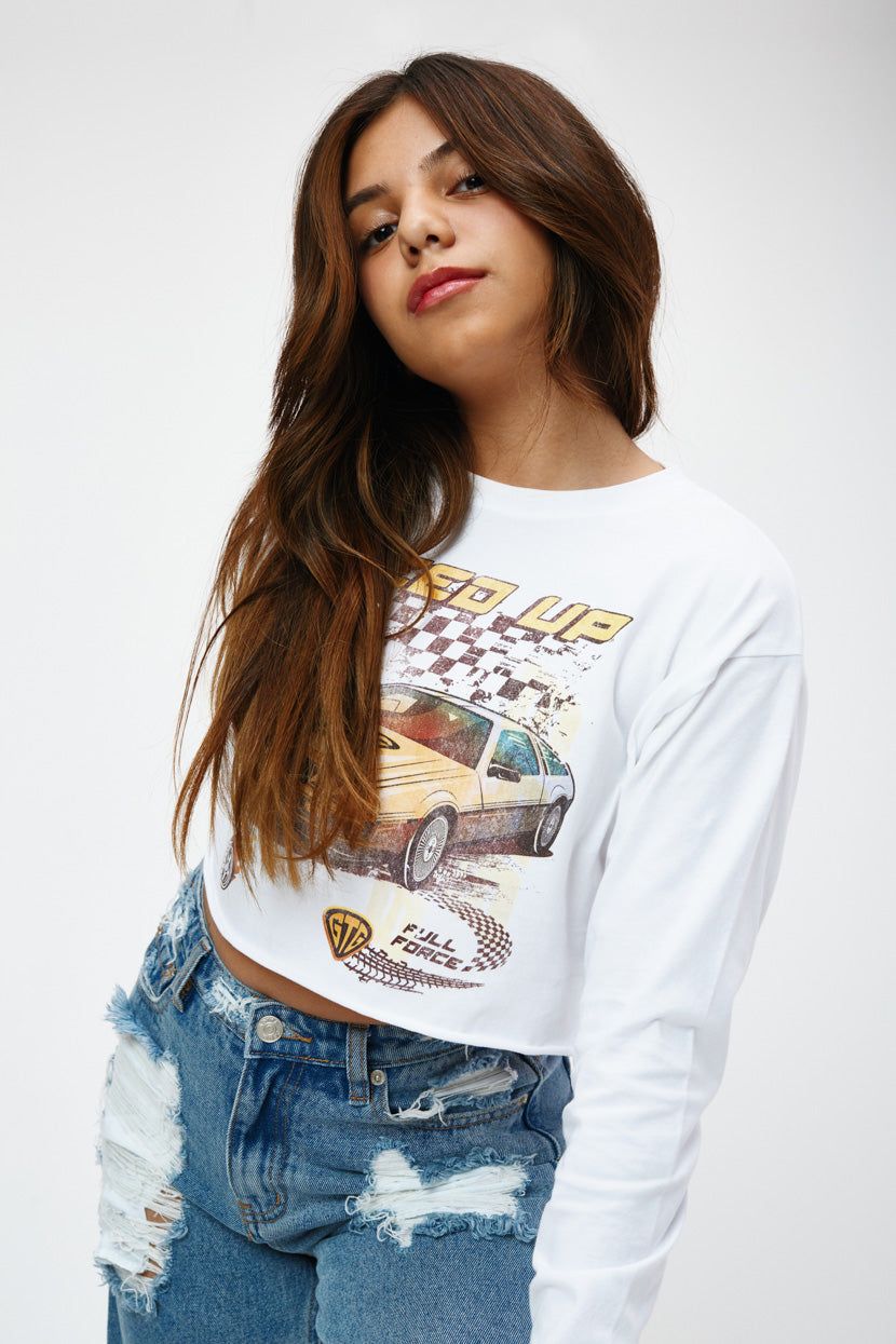 טי-שירט Speed Up סיומת גזורה sold by Adika product image thumbnail 2