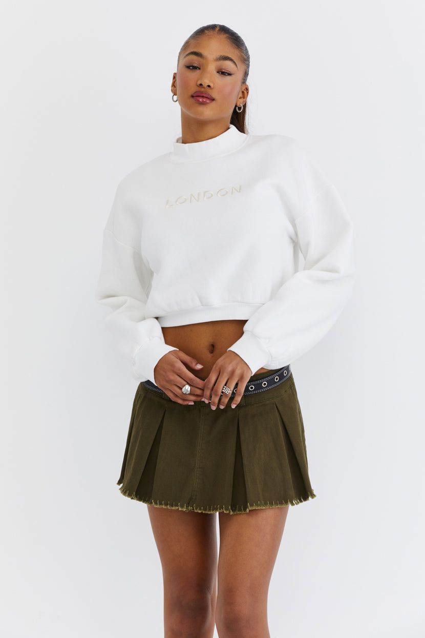 סווטשירט London Calling צווארון גבוה sold by Adika product image thumbnail 2