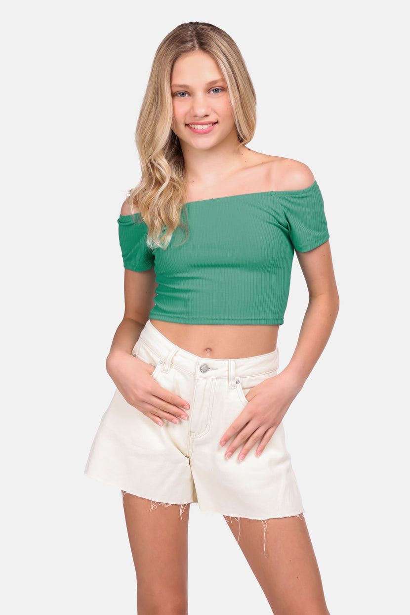 טופ ריב ג'ואנה אוף-שולדר sold by Adika