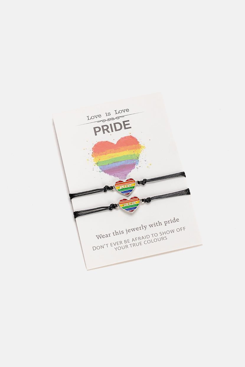 זוג צמידי תליון פרייד לאב sold by Adika