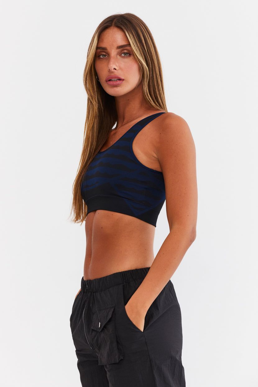 טופ אימון דוגמת פסים // adidas sold by Adika product image thumbnail 3