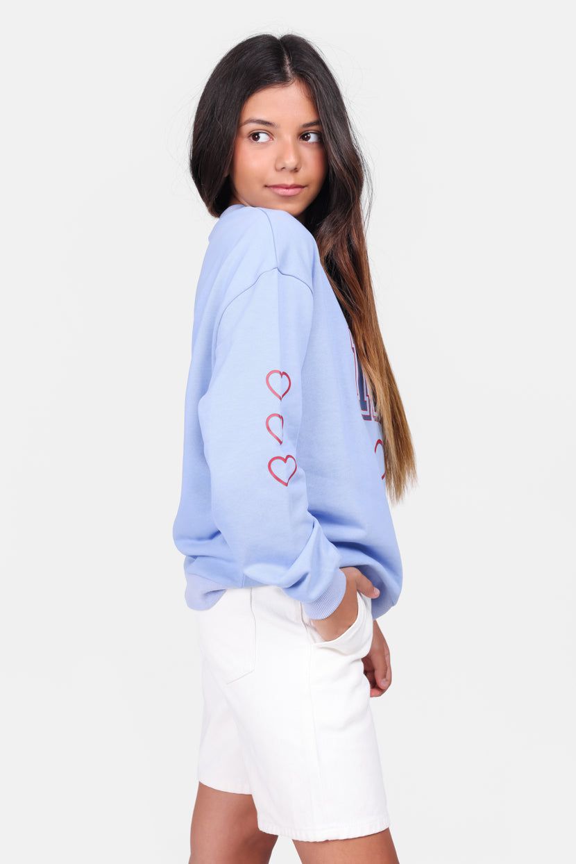 סווטשירט אוברסייז ILY sold by Adika product image thumbnail 4