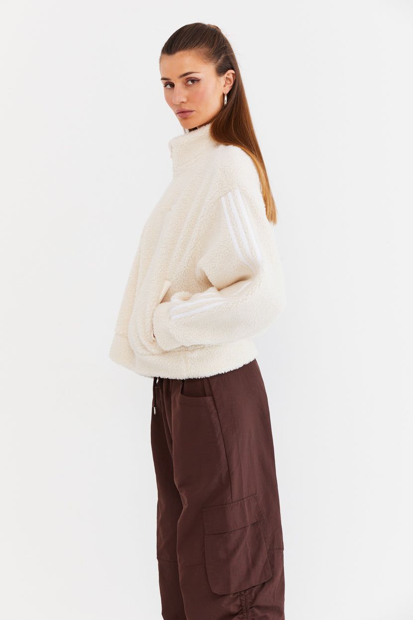 סווטשירט פליז סגירת רוכסן עליונה // adidas sold by Adika product image thumbnail 3