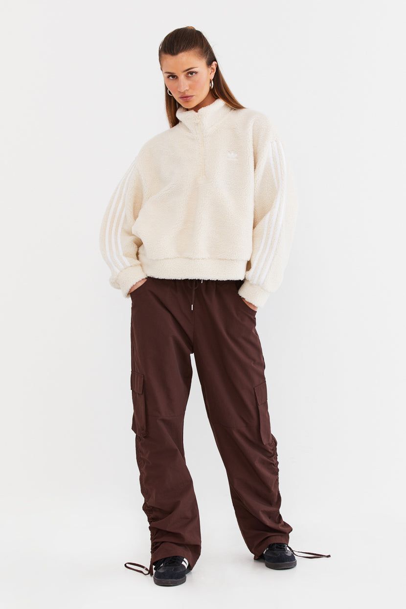 סווטשירט פליז סגירת רוכסן עליונה // adidas sold by Adika product image thumbnail 2