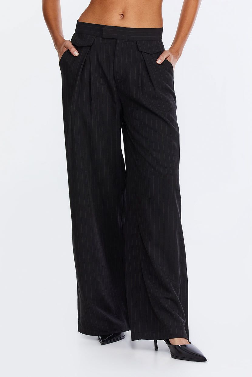 מכנסיים Serious IT Girl גזרה מחויטת sold by Adika product image thumbnail 2