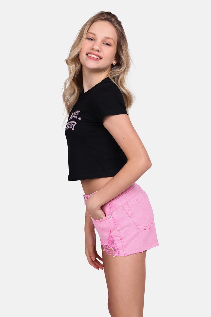 טי-שירט קרופ Angel Energy sold by Adika product image thumbnail 3