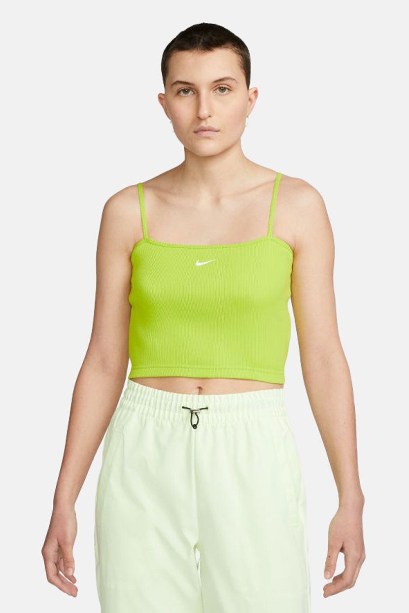 טופ קרופ ריב לוגו רקום // NIKE sold by Adika