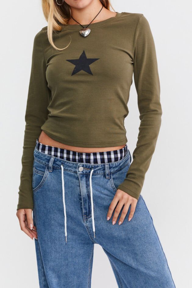 חולצה Star Quality שרוולים ארוכים sold by Adika product image thumbnail 3