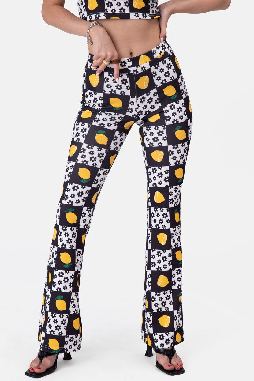 מכנסי למונייד סיומת מתרחבת sold by Adika