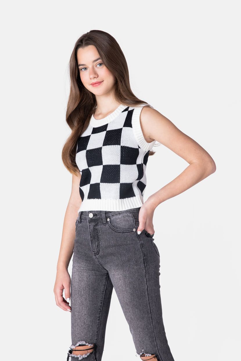 וסט משבצות סקוור-מוד sold by Adika product image thumbnail 3