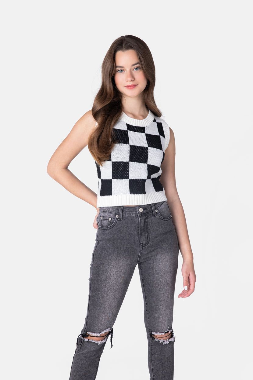 וסט משבצות סקוור-מוד sold by Adika