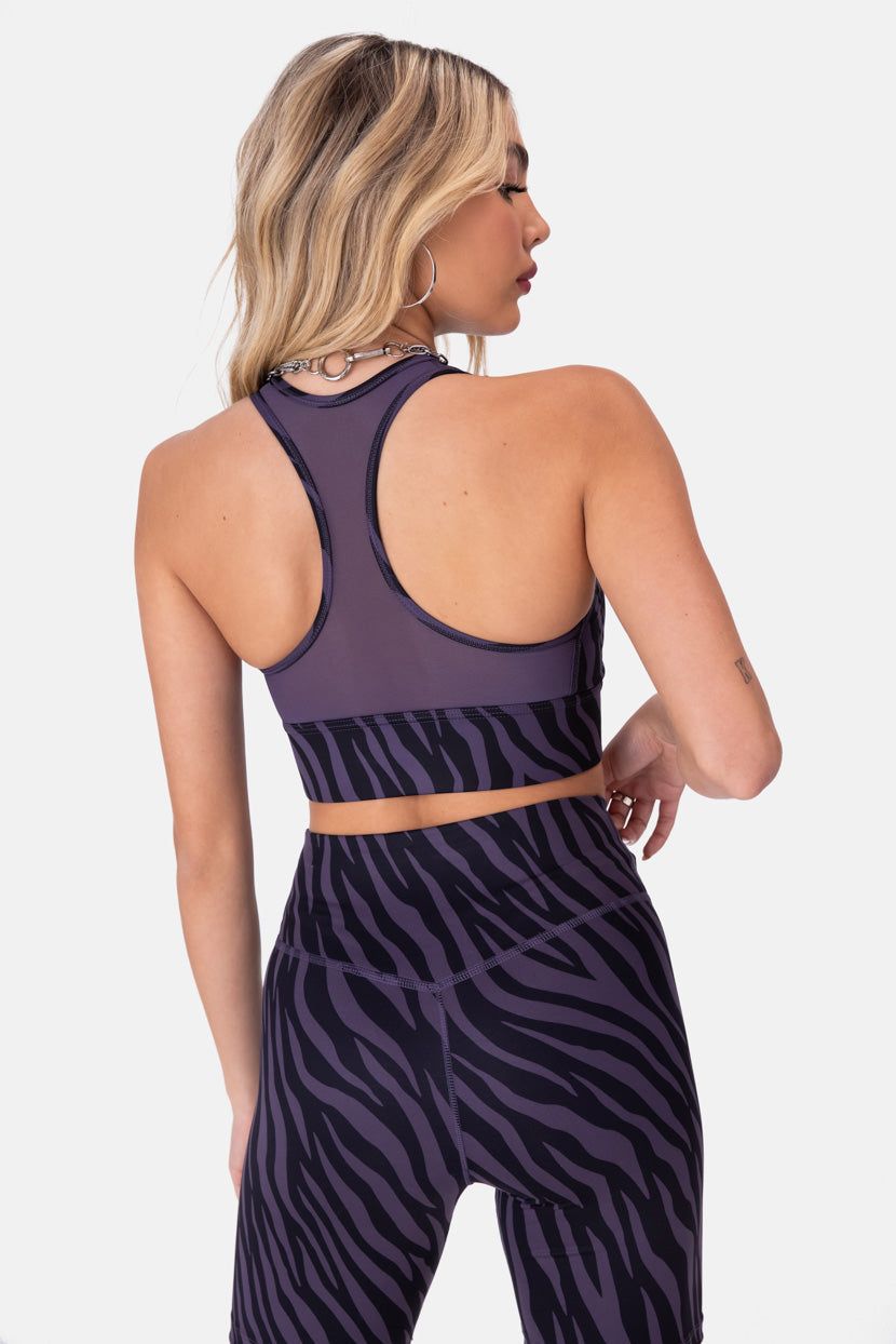 טופ ספורטיבי זברה בד רשת בגב // NIKE sold by Adika product image thumbnail 4