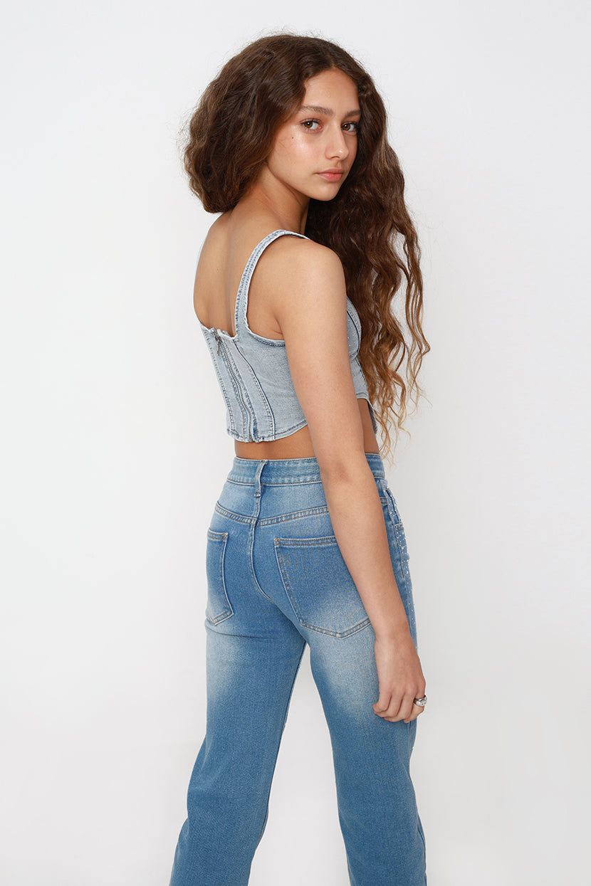 טופ מחוך קרלי דנים sold by Adika product image thumbnail 2