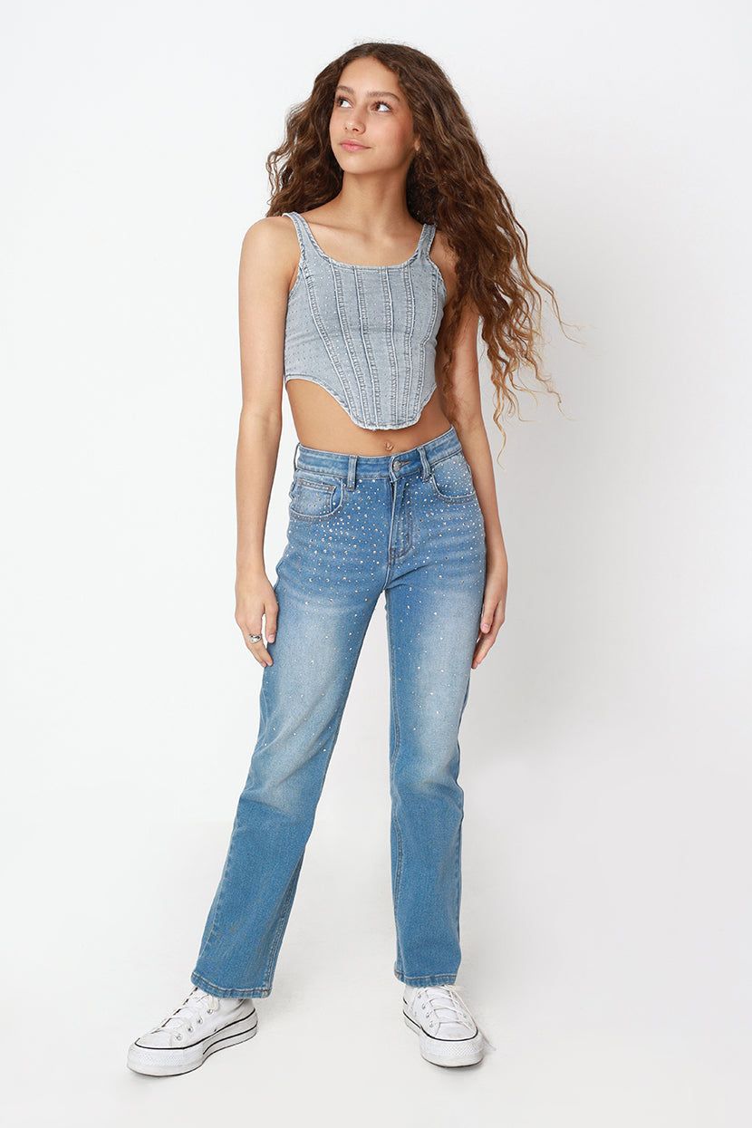 טופ מחוך קרלי דנים sold by Adika product image thumbnail 3